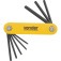 Jogo de chave hexalobular T9 a T40 com 8 pe�as suporte pl�stico