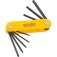 Jogo de chave hexalobular T9 a T40 com 8 pe�as suporte pl�stico