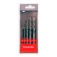 Jogo de broca de w�dea 4 a 10 mm para concreto com 5 pe�as - D-03894