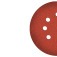 Disco de lixa com plumas 125 mm 10 pe�as - D-54190