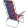 Kit Cadeira de praia reclin�vel 4 posi��es Bali + Carrinho Mesa CAR0649