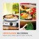 Fog�o el�trico de mesa 1 prato 1.000 watts - Fast Cook  220V
