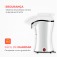 Pipoqueira el�trica com bico direcionador 1200 watts branca- PopFlix  220V