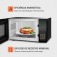 Micro-ondas 21 litros 1200W 10 n�veis de pot�ncia - MO-01-21-B  110V