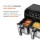 Fritadeira el�trica sem �leo Air Fryer Dual com cesto duplo 8L 2000 Watts - AFD-01-BI  220V