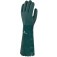 Luva de pvc �spera 45 cm verde G