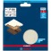 Disco de lixa para madeira 125 mm gr�o 180 com 5 pe�as - M480