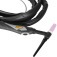 Tocha TIG TTV 206 3 metros conector 13 mm e adaptador M10 do g�s 