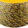 Corda multifilamento tran�ada 12 mm x 140 m preta e amarela  