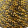 Corda multifilamento tran�ada 12 mm x 140 m preta e amarela  
