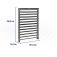 Estante met�lica para gavetas 150 x 101 x 16 cm