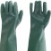 Kit 5 pares de luva pvc lisa com forro de algod�o 56 cm - PLV 0056