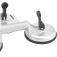 Ventosa tripla em alum�nio