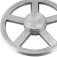 Polia de alum�nio 1 canal A - 250 mm 