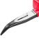 Alicate bico meia cana curvo isolado 8