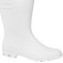 Bota de PVC branca cano m�dio sem forro
