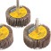 Jogo de rodas de lixa 50 mm x 20 mm com 3 pe�as