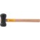Martelo de borracha 40 mm preto