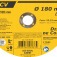 Disco de corte 180 x 3,2 x 22,23 mm - DCV 