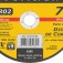 Disco de corte para metal 180  x 3,0  x 22,23 mm - VDR02