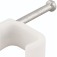 Grampo pl�stico chato para fios 10 mm�