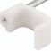 Grampo pl�stico redondo para fios 8 mm