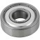 Rolamento r�gido de esfera 30 mm blindagem de a�o - 6200-ZZ