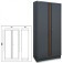 Arm�rio de ferramentas modular 2 portas - C45PRO AS2