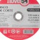 Disco de corte metal e inox 180 x 1,6 x 22,23 mm 