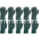 Kit 5 pares de luva de pvc �spera com forro 26 cm - PAV 0026