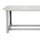 Bancada modular com tampo compensado naval 25 mm chapa inox 1 mm 160 x 73 cm