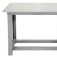 Bancada modular com tampo compensado naval 25 mm e chapa inox 1mm 110 x 80 cm