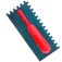 Desempenadeira em a�o dentada com cabo pl�stico 12 x 28 cm - 1.2407