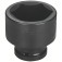 Soquete sextavado de impacto 36 mm encaixe 3/4