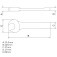 Chave fixa de bater 41 mm a�o cromo van�dio