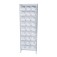 Estante em inox com 27 gavetas n� 5 branca - EI27/5B