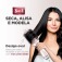 Escova secadora 1200W White Rose 3 em 1 - ES-50  110V/220V
