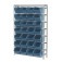 Estante met�lica com 28 gavetas n� 7 azul - EP28/7A