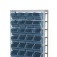 Estante met�lica com 28 gavetas n� 7 azul - EP28/7A