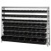Estante met�lica com 82 gavetas medidas diversas preta - EF82P