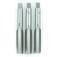 Jogo de macho manual 1/8 x 40 com 03 pe�as - DIN351
