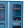 Arm�rio para ferramentas com 3 prateleiras 5 gavetas e portas de vidro - AM-1005