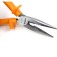 Alicate bico meia-cana curto isolado 6