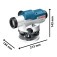 N�vel optico 120 metros com maleta - GOL 32 D