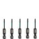 Jogo de bits de impacto hexalobular T30 x 50 mm encaixe 1/4