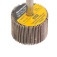 Roda de lixa 30 x 20 mm com haste gr�o 220
