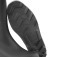 Bota de PVC preta cano m�dio sem forro