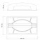 Desempenadeira pl�stica base corrugada 14 x 24 cm - 77380118