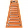 Jogo de chave combinada 6 a 22 mm a�o cromo van�dio com 10 pe�as