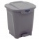 Lixeira em polipropileno cinza 25 L - T-Force